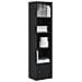 Libreria Rovere Nero 31x24x127 Cm In Legno Multistrato - Foto miniatura 1