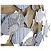 Decorazione In Metallo E Legno Pesce 10 - Multicolore - Metallo - 91x3x33,5 Cm - Foto miniatura 3