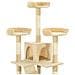 Lusso Casadino -  Albero Per Gatti Con Tiragraffi In Sisal 170 Cm Beige - Foto miniatura 5