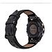 Cinturino Per Orologio In Vera Pelle Per Garmin Fenix 7s/6s/5s - Sgancio Rapido Black 20 Mm - Foto miniatura 3