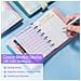 Raccoglitore Tascabile A7 - Kit Quaderno Per Il Budgeting Multicolor - Foto miniatura 4