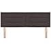 Testiera  Design Linee Marrone Scuro 140 cm Tessuto - Foto miniatura 4