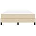 Letto a molle con materasso Crema 140 x 200 cm Tessuto - Foto miniatura 7