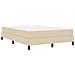 Letto a molle con materasso Crema 140 x 200 cm Tessuto - Foto miniatura 9