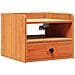 Comodino Cera marrone 38 x 36 x 29.5 cm Legno di pino massello - Foto miniatura 1