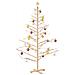 Albero di Natale in legno con supporto Naturale 180 cm - Foto miniatura 3