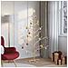 Albero di Natale in legno con supporto Naturale 180 cm - Foto miniatura 4