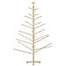 Albero di Natale in legno con supporto Naturale 180 cm - Foto miniatura 5