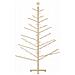 Albero di Natale in legno con supporto Naturale 180 cm - Foto miniatura 6