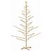 Albero di Natale in legno con supporto Naturale 180 cm - Foto miniatura 9