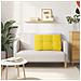 Cuscino per Schiena Giallo Chiaro 80 x 24 x 50 cm Tessuto - Foto miniatura 4