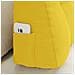Cuscino per Schiena Giallo Chiaro 80 x 24 x 50 cm Tessuto - Foto miniatura 5