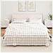 Coperta in Pelliccia di Coniglio Finta 4 pcs Bianco - Foto miniatura 4