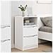 Comodini 2 pcs Bianco 40 x 30 x 467 cm Legno multistrato - Foto miniatura 4