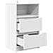 Comodini 2 pcs Bianco 40 x 30 x 467 cm Legno multistrato - Foto miniatura 5