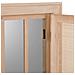 Specchio Con Struttura In Legno E Rete Marrone 73,5x5x118h - Foto miniatura 8
