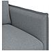 Divano 2 pcs Grigio chiaro 136 x 82 x 85 cm Tessuto - Foto miniatura 7