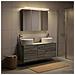 Set di mobili per il bagno 4 pcs Sonoma grigio - Foto miniatura 4