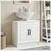 Armadio per Lavabo da Bagno UTRECHT Bianco 59,5 x 31,5 x 59 cm - Foto miniatura 2