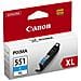 Cartuccia Canon Originale Cli551Xlc Ciano 6444B001 - Foto miniatura 2