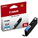 Cartuccia Canon Originale Cli551Xlc Ciano 6444B001 - Foto miniatura 4