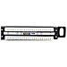 Quadro per prese 0,5U Cat5e a 24 porte - Quadro per prese RJ45 110 Cat 5e Ethernet per montaggio a rack - Foto miniatura 3