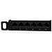 Quadro per prese 0,5U Cat5e a 24 porte - Quadro per prese RJ45 110 Cat 5e Ethernet per montaggio a rack - Foto miniatura 6