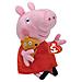 Peluche Peppa Pig Vestito Rosso 20 cm PLH0077 - Foto miniatura 1
