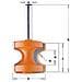 Fresa A Mezzo Tondo Concavo Hw S=8 D=22.2 R=3.2 954.002.11 - Foto miniatura 1