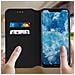 Custodia Nokia 8.1 Portacarte Funzione Supporto Nero - Foto miniatura 3