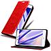 Custodia Compatibile Con Zte Nubia Z11 In Rosso Mela - Coperchio Protettiva Con Chiusura Magnetica, Funzione Stand E Tasca Per Le Carte - Foto miniatura 4