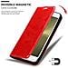 Custodia Compatibile Con Zte Nubia Z11 In Rosso Mela - Coperchio Protettiva Con Chiusura Magnetica, Funzione Stand E Tasca Per Le Carte - Foto miniatura 6