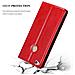 Custodia Compatibile Con Zte Nubia Z11 In Rosso Mela - Coperchio Protettiva Con Chiusura Magnetica, Funzione Stand E Tasca Per Le Carte - Foto miniatura 8