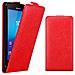 Custodia Compatibile Con Sony Xperia M4 Aqua In Rosso Mela - Coperchio Protettivo In Design Flip Con Chiusura Magnetica - Foto miniatura 2