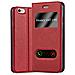 Cadorabo Custodia Compatibile Con Apple Iphone 6 Plus / Iphone 6s Plus In Rosso Zafferano - Coperchio Protettivo Con Chiusura Magnetica, Funzione Stand E 2 Finestre Di Visualizzazione - Foto miniatura 1