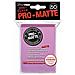 50 Ultra Pro Pro-matte Pink Deck Protector Sleeves - Mat - Non-glare - Magic [ importato Dalla Spagna] - Foto miniatura 1