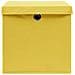 Contenitori con Coperchi 4 pz 28x28x28 cm Giallo - Foto miniatura 6
