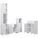 Set Mobili da Bagno 4 pz Bianco - Foto miniatura 10