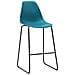 Sedie Da Bar 4 Pz Turchesi In Plastica - Foto miniatura 9
