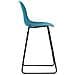 Sedie Da Bar 4 Pz Turchesi In Plastica - Foto miniatura 11