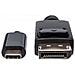 152471 USB-C DisplayPort Nero cavo di interfaccia e adattatore - Foto miniatura 2