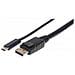 152471 USB-C DisplayPort Nero cavo di interfaccia e adattatore - Foto miniatura 1