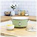 Swan Sf17021gn Retro Slow Cooker 3,5l Pentola Rimovibile In Ceramica Antiaderente Senza Pfoa 200w Verde - Foto miniatura 8