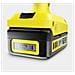 KHB 18-44 idropulitrice Verticale Batteria 170 l /h Nero, Giallo - Foto miniatura 2