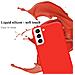 Custodia Compatibile Con Samsung Galaxy S22 In Liquid Rosso - Coperchio Protettivo In Silicone Tpu Flessibile - Foto miniatura 3