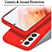 Custodia Compatibile Con Samsung Galaxy S22 In Liquid Rosso - Coperchio Protettivo In Silicone Tpu Flessibile - Foto miniatura 5