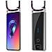 Catena Di Telefoni Cellulari Compatibile Con Asus Zenfone 6 In Blu Rosso Bianco À Pois - Coperchio Protettivo In Silicone Con Anelli D'argento, Cinturino In Corda E Custodia Staccabile - Foto miniatura 7