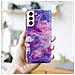 Cadorabo Custodia Compatibile Con Samsung Galaxy S21 5g In Marmo Rosa Viola No. 19 - Coperchio Protettivo In Silicone Tpu Con Motivo A Mosaico - Foto miniatura 7