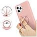 Custodia Compatibile Con Apple Iphone 11 Pro Max In Liquid Rosa - Coperchio Protettivo In Silicone Tpu Flessibile Con Anello - Foto miniatura 6