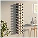 Portavini Da Parete Per 24 Bottiglie Bianco In Ferro - Foto miniatura 1